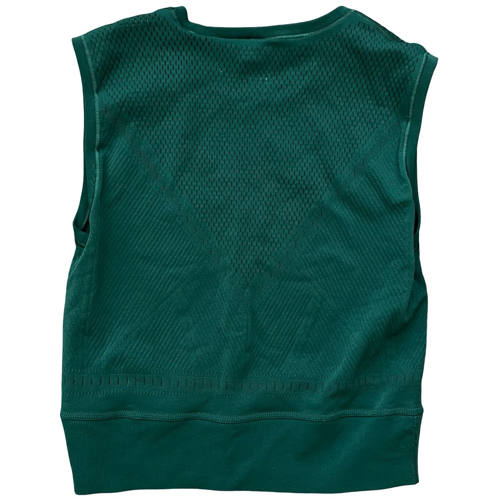 Athleta Pavana Crop Tank Emerald Green Workout Top S/M - Picture 4 of 5